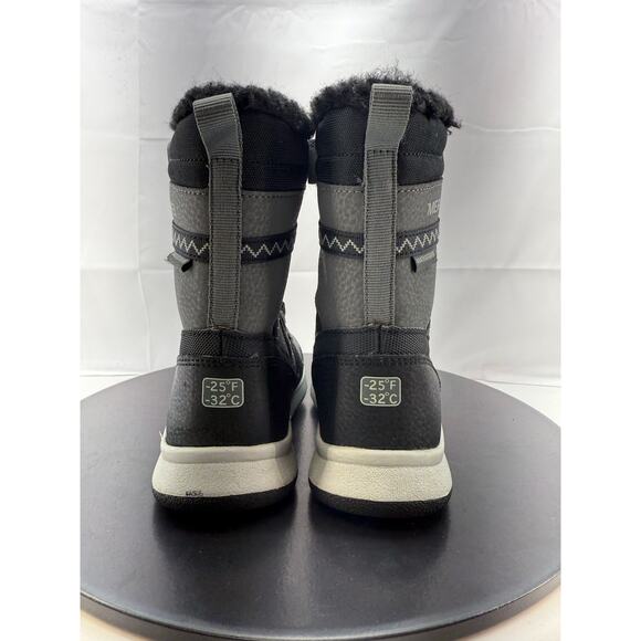 Merrell Snow Crush 2.0 Jr Kids Size 13 Waterproof Insulated Boots Gray Black - Picture 5 of 8